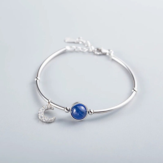 2024 Silver Blue Eye Bracelet