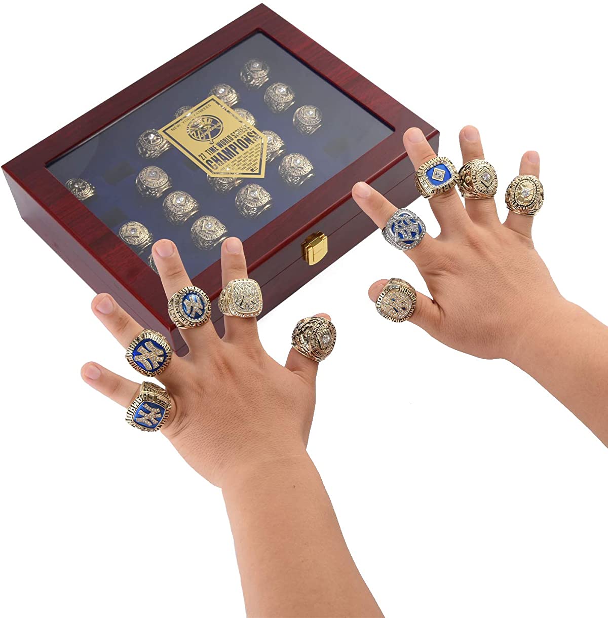 Set of 27 New York Yankees Rings