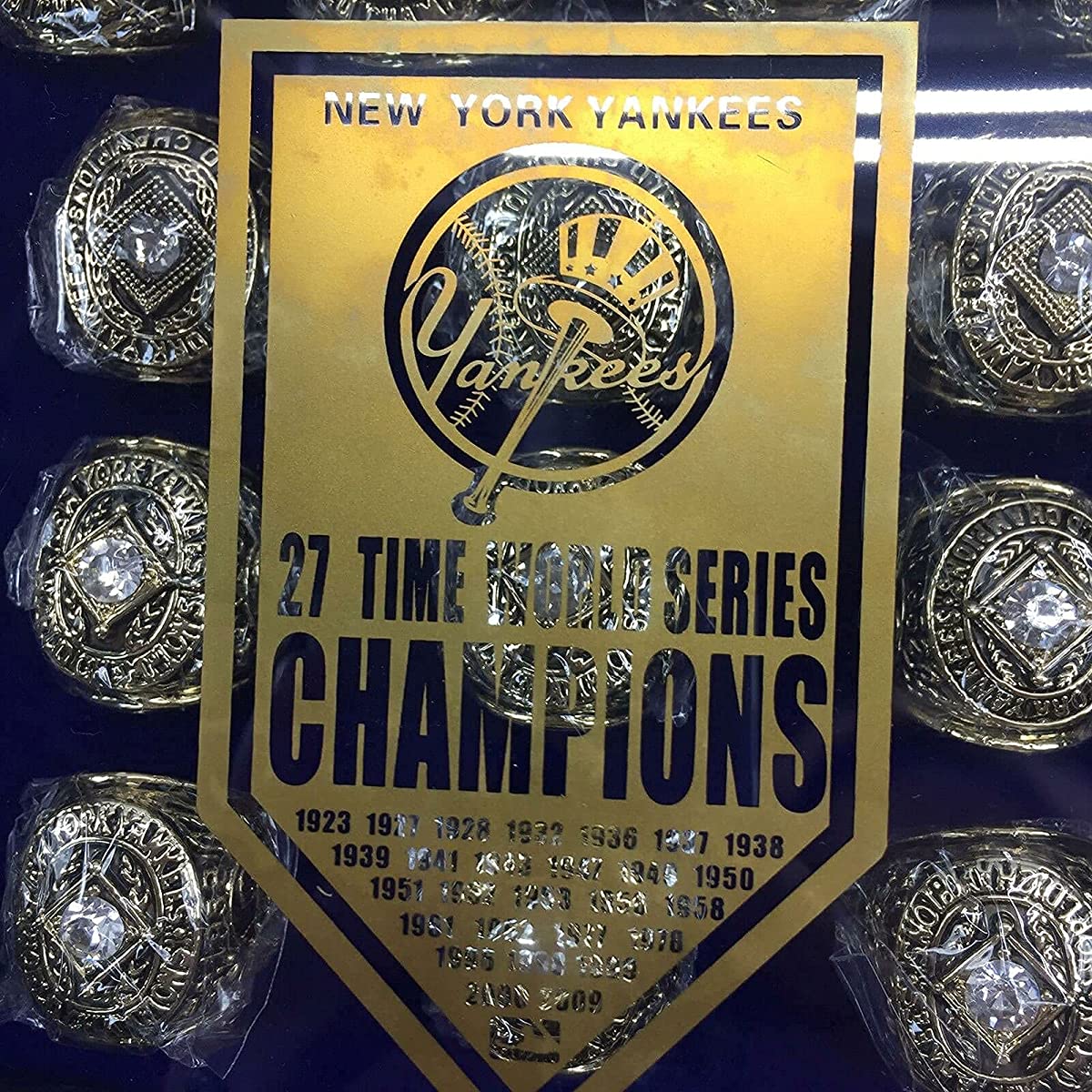 Set of 27 New York Yankees Rings