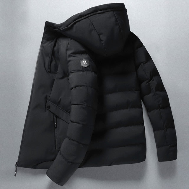 White Winter Jacket For Men