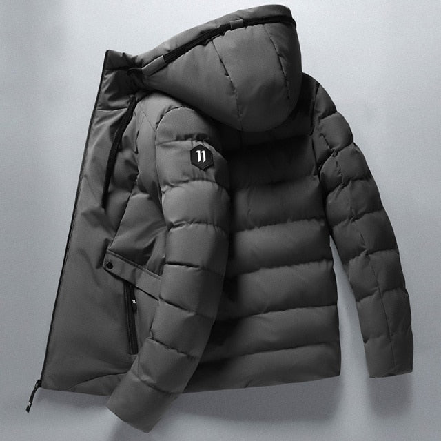 White Winter Jacket For Men