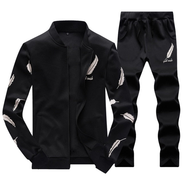 Sportswear Set Brand Hoodies + Pants Suit