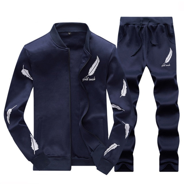 Sportswear Set Brand Hoodies + Pants Suit