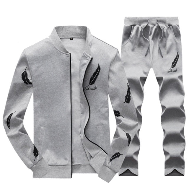 Sportswear Set Brand Hoodies + Pants Suit