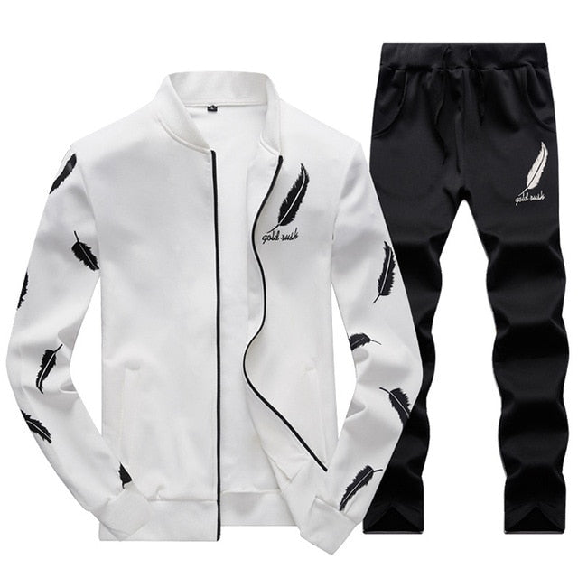 Sportswear Set Brand Hoodies + Pants Suit
