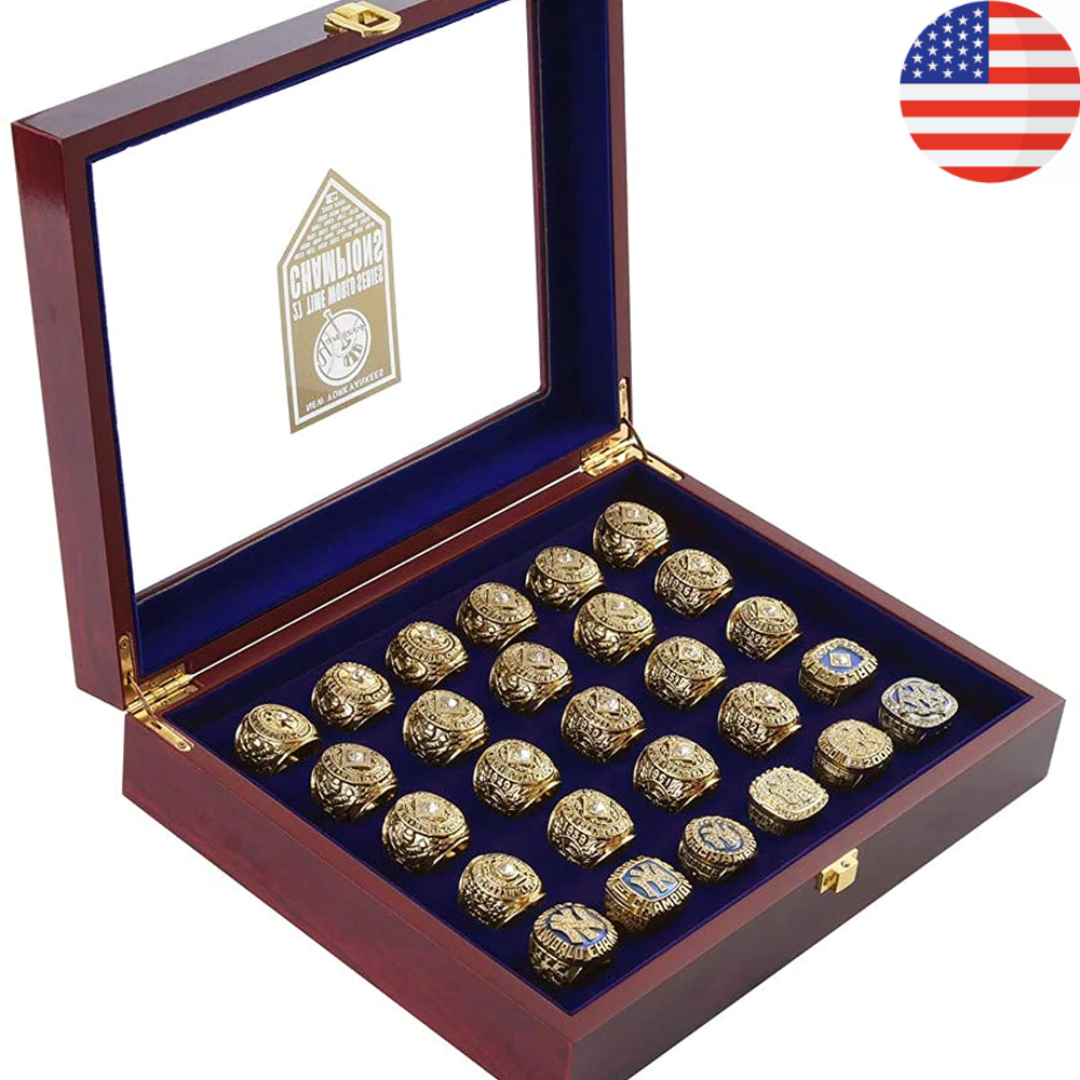 Set of 27 New York Yankees Rings